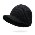 Soft Beanie Brim Thick Knitted Hat For Women Unisex Keep Warm Hat Stylish Winter Hats For Men.
