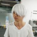 【Serendipity party】Male White Wig for Cosplaying  Characters Straight Short Synthetic Wigs. 