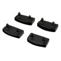 10Pieces Black Replacements Sofa Bed Slat Base Plastic Centre Caps or End Caps Holders Furniture Parts Inner Rubber Sleeve. 