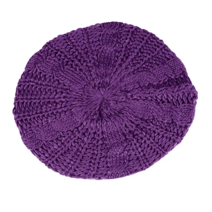 2020%20Korean%20version%20new%20autumn%20and%20winter%20big%20bud%20Fried%20Dough%20Twists%20ball%20knitted%20hat%20women's%20wool%20beret%20-%20Image%205