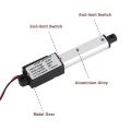 Micro-Linear Actuator, 2 Inch Stroke, 90N/20.3Lb, Speed 9.5mm/S Electric Waterproof Actuator Motor Linear Actuator 12V. 