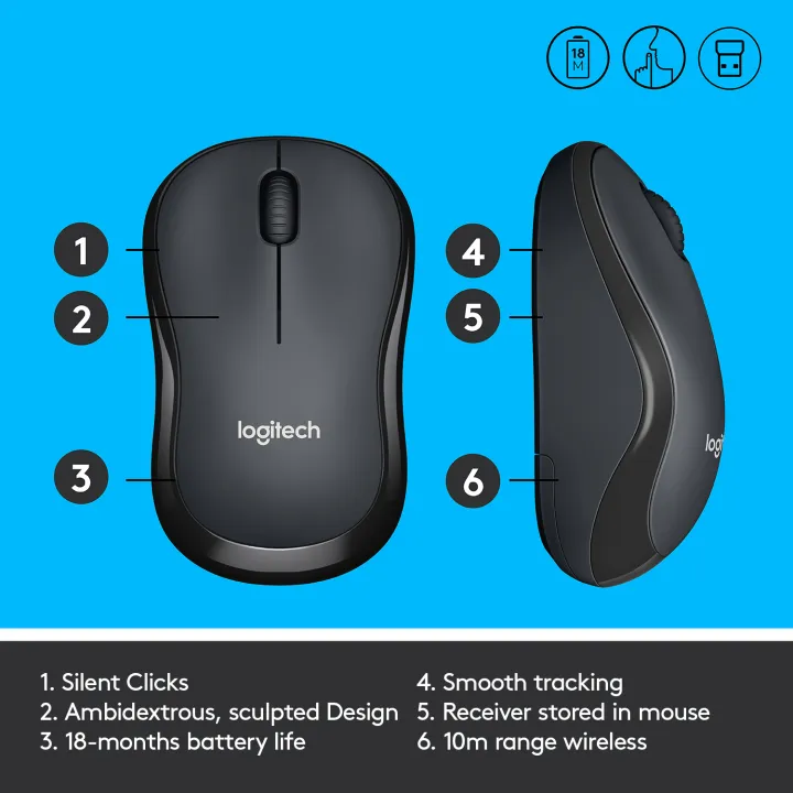 Logitech%20M220%20SILENT%20Wireless%20Mouse,%202.4%20GHz%20with%20USB%20Receiver,%201000%20DPI%20Optical%20Tracking,%2018-Month%20Battery,%20Ambidextrous,%20Compatible%20with%20PC,%20Mac,%20Laptop%20-%20Image%207