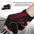 【User-friendly】 MOREOK Bike Gloves Breathable 5MM Gel Pads Bicycle Gloves Shock-Absorbing Mountain Road Cycling Gloves for Men Women. 