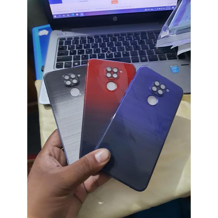 For Xiaomi Redmi Note Rainbow Silicon Back Cover With Riband Soft  Silicone Case Phone Back Cover মোবাইল ফোন Phone