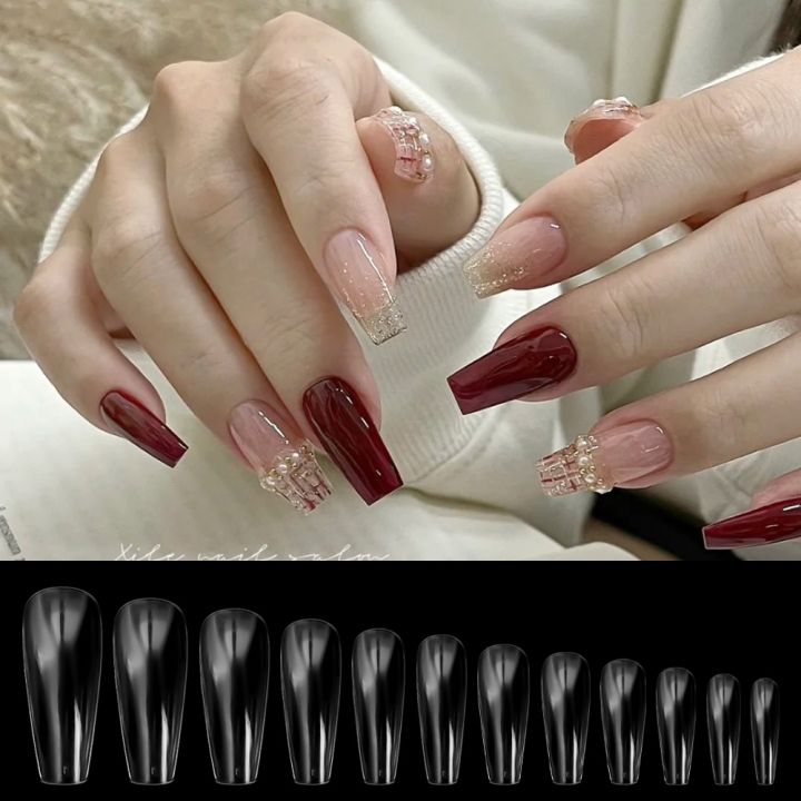 24%20Pieces/Set%20No%20Engraving%20Strong%20Toughness%20Nail%20Patch%20Transparent%20Ultra-thin%20Manicure%20Piece%20Ultra-thin%20Non-marking%20Nail%20Sheet%20Nail%20Products%20for%20Women%20-%20Image%204