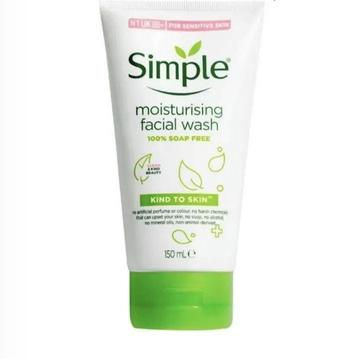Simple%20Face%20Wash%20Kind%20to%20Skin%20Moisturising%20150ml%20-%20Image%202