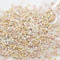 1200Pcs/Tube Metallic Seed Beads Uniform 2.0 Japan Embroidery Glass SeedBeads Charms For Jewelry Making Diy Accessories.