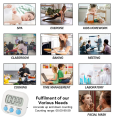 Digital Timer LCD Display Screen Digital Reminder Alarm Timer Time Management Tools.