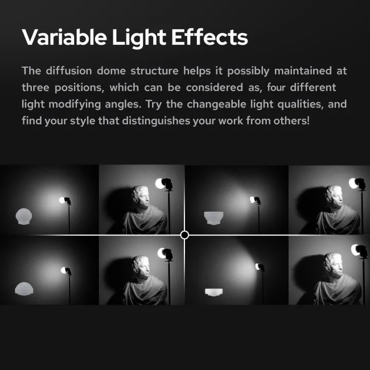 Godox%20AK-R22%20Collapsible%20Silicone%20Photography%20Diffuser%20Dome%20for%20V1%20Series%20Flashes%20AD100PRO%20AD200PRO%20(with%20H200R)%20Studio%20Photography%20Portrait%20Live%20Stream-white%20-%20Image%208