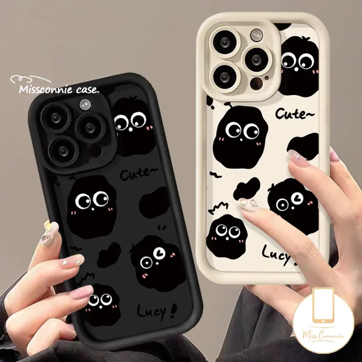 Cartoon%20Cute%20Four%20Red%20Faced%20Coal%20Balls%20Case%20For%20Tecno%20Spark%2010C%20Go%202023%2010%20Camon%2020%20Pro%20Infinix%20Note%2030%20VIP%20Pro%2012%20G96%20Smart%207%20Hot%2030%2030i%20Play%20Fashion%20English%20Letter%20Angel%20Eye%20Soft%20Cover%20-%20Image%205