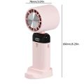 Handheld Electric Fan 3 Speed Foldable Handy Fan USB Rechargeable Ultra Quiet LED Digital Display for Home Summer Air Cooler Fan.