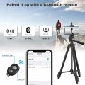 DSLR Flexible Tripod 102cm Professional Video Recording Cell Phone Photography Stand for IPhone Xiaomi Gopro with Selfie Remote. 
