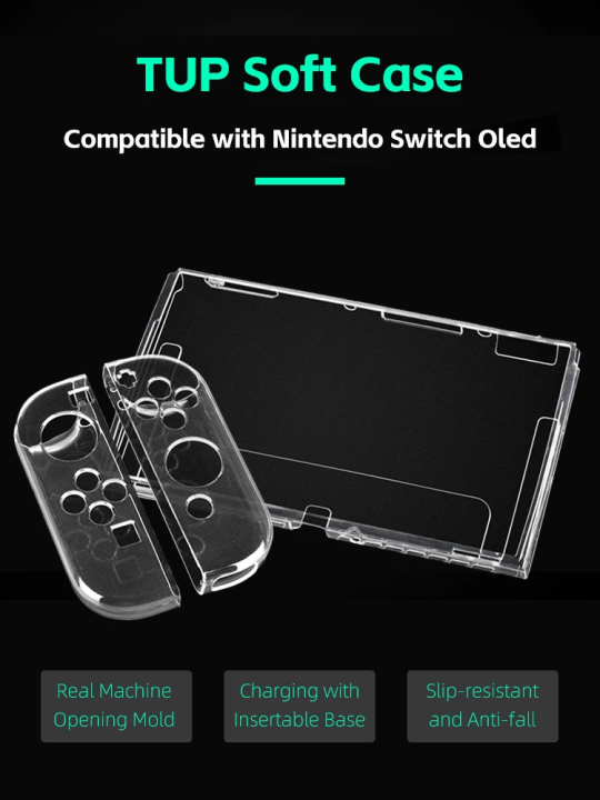 %E3%80%90Pre-order%E3%80%91%20DATA%20FROG%20TPU%20Soft%20Transparent%20Protective%20Case%20Frame%20Protector%20For%20Nintendo%20Switch%20Oled%20Game%20Console%20Accessories%20-%20Image%203