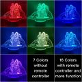 【Mucheng Mall】3D Illusion WOW World of Warcraft Lion Signs 7 Colors Desk Night Lamp Kiddie Kids Family Holiday Xmas Gift. 