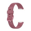Watch Strap For Fitbit Luxe Silicone Color Buckle Watch Band, Size:L(White). 
