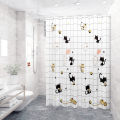 【On Sale】 GOIKEA Shower Curtain Liner Waterproof Shower Curtain for Easy Installation Tear-resistant Partition Ideal for Southeast Asian Homes Tear-resistant Shower Curtain. 