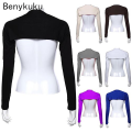 Women's Modal Cotton Muslim Hijab Islamic Shoulder Sleeve Arm Cover Wraps for Ladies Bolero Women Black White Red Top Shrug 2024. 