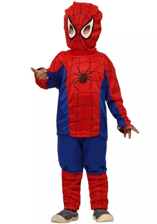 Spiderman%20Fancy%20Dress%20Costume%20Superhero%20Costume%20Kids%20Cartoon%20Fancy%20Dress%20For%20cost...%20-%20Image%205