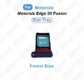 For Motorola Edge 50 Fusion Sim Tray Micro SD Card Slot with Sim Ejector Pin Replacement Parts. 