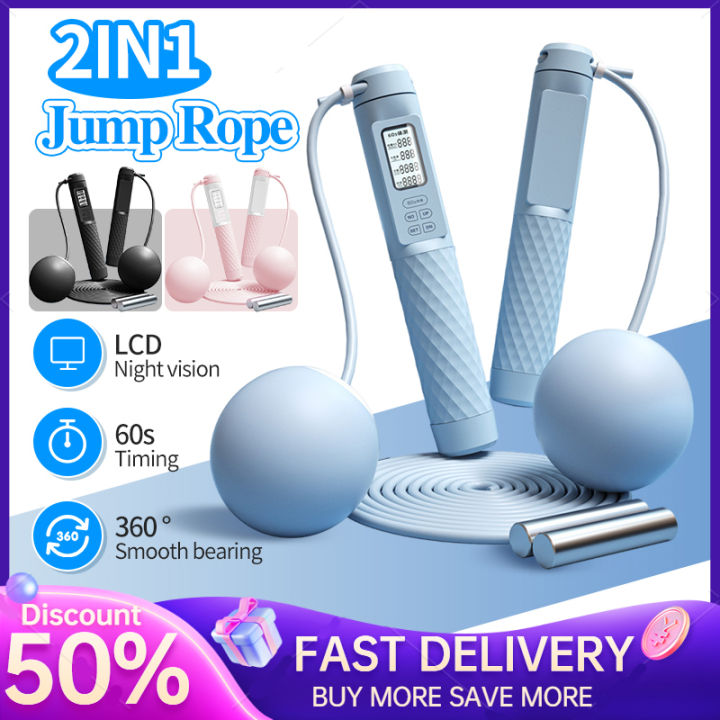 Digital Skipping Rope Digital Tali Lompat Electronic Skipping Rope Counter Jump Rope
