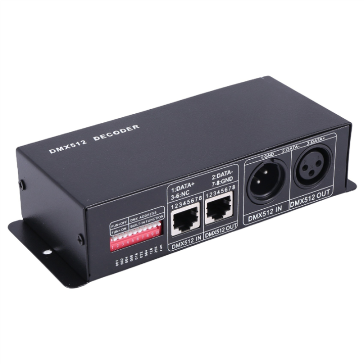 NXFDSIOZ%204X%20DMX%20512%204CH%20x%208A%20Decoder%20LED%20Controller%204%20Channel%20Driver%20RGBW%20LED%20Tape%20DC%2012V%20-%2024V%20-%20Image%208