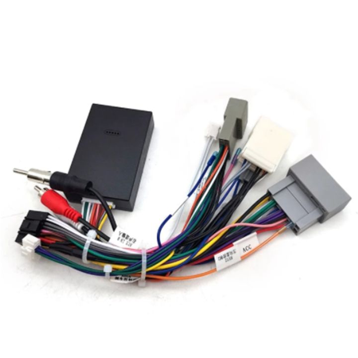 Car%20Audio%20Radio%20CD%20Player%2016%20PIN%20Android%20Power%20Cable%20Adapter%20with%20Canbus%20Box%20for%20Honda%20Civic%20CRV%20Media%20Wiring%20Harness%20-%20Image%205