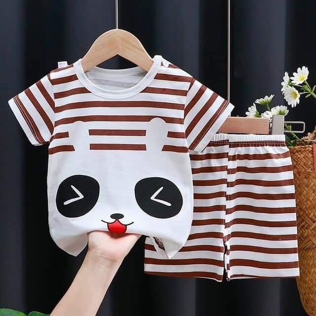 Baby%20Boy%20Summer%20Short%20Sleeve%20T-shirt%20Tee%20Shorts%202%20Pcs%20Outfits%20Set%20used%20children%20baby%20comfortable%20T-shirt%20and%20pant%20(%20-%20Image%202