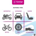 Flamingo Ultra Shine 11 250ml / 450ml(F116L)Dashboard Polish- Car Motorbike Leather, Plastic, Rubber, Wood Spray Polish Dashboard & Leather Wax ( Cleans&Shines). 