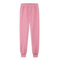 Sports Pants Men'S Fleece Autumn And Winter Trousers Jogging Fashion Ladies Casual Pants Black And White Solid Color. 