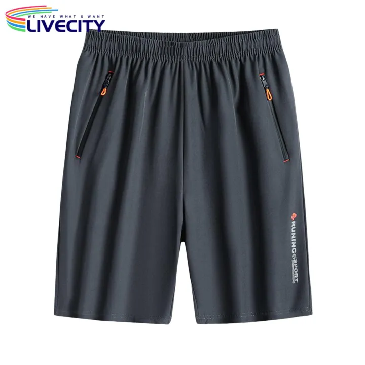 Short%20Pants%20Elastic%20Waistband%20Men%20Ice%20Silk%20Fitness%20Loose%20Shorts%20-%20Image%202