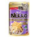 Nekko Cat Food Pouch Tuna Topping Cheese 70gm. 