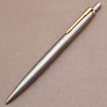 Metal Ballpoint Pen stainless steel color Press signature pen ball point pen. 