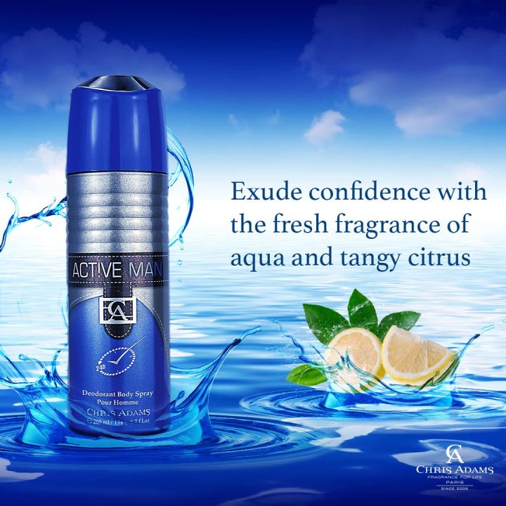 Chris%20Adams%20Deodorant%20Body%20Spray%20Active%20Man%20(UAE)%20-%20200ml%20-%20Image%206