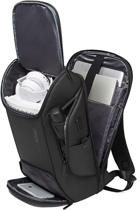 BANGE%20BG-7267%20Trendy%20Laptop%20Backpack%20Smart%20Stylish%20High-class%20Backpack%20For%20Business%20Travel%20Office%20School%20College-%20Black%20-%20Image%207