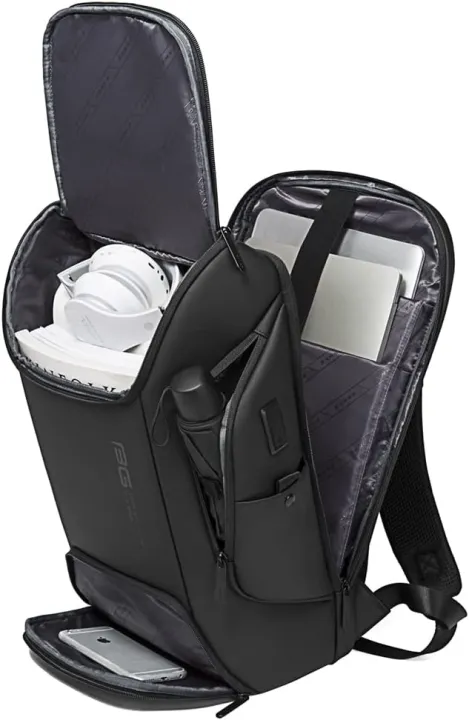 BANGE%20BG-7267%20Trendy%20Laptop%20Backpack%20Smart%20Stylish%20High-class%20Backpack%20For%20Business%20Travel%20Office%20School%20College-%20Black%20-%20Image%207