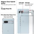 For Google Pixel 7A Premium Silicone Case Crystal Clear Soft TPU Ultra-Thin Transparent Flexible Protective Mobile Phone Back Cover.