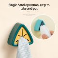 Punch Free Towel Plug Holder Bathroom Kitchen Organizer Rack Towels Rag Storage Hook Dish Towels Rack Kitchen Accessories. 