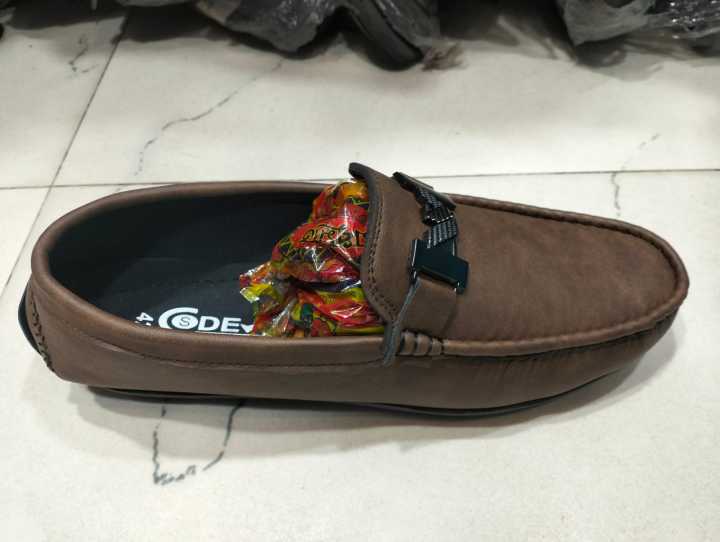 Leather Slip Moccasins Loafers Casual Shoes For Men