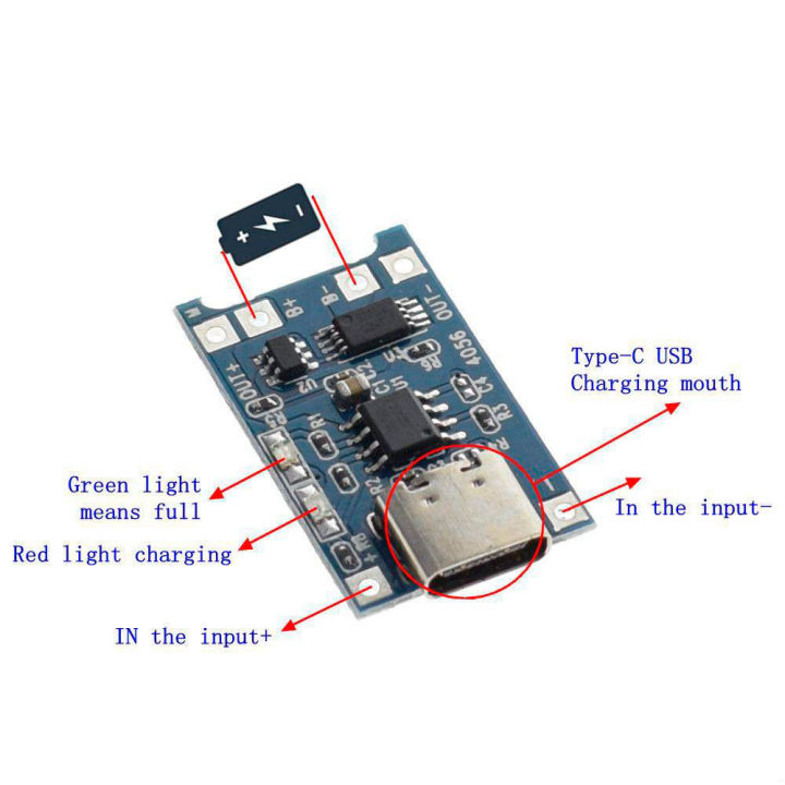TP4056A%20Type-C%20USB%2018650%20Lithium%20Battery%20Charging%20Module%20(5V%201A)%20-%20Image%203