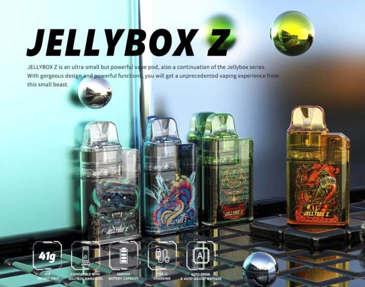 PRC%20product%20vape/%20e%20cigarette%20refill%20types%20Jellybox%20V2%20Pod%20System%20Kit%20-%201%20piece%20-%20Image%202