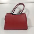 Elite Non Leather - Red Luxe Shoulder Fashion Bag For Women - The Ultimate Statement of Style & Trend - Height 22cm & Width 29cm.