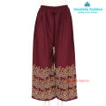 Fashion Trend Soft Linen Print Plazzo For Woman. 