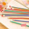 5 pcs/lot Colorful Magic Bendy Flexible Soft Pencil With Eraser Stationery Student Colored Pencils School Office Supplies Pen. 