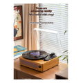 Bluetooth Enabled Vintage Turntable Phonograph Multi-Functional Wooden Record Player Vinyl Player Audio.