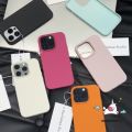 Luxury Candy Color Shockproof Soft Cover Compatible for IPhone 16 15 13 11 14 12 Pro Max 16 15 14 Plus XR X XS Max 12 11 Pro Frosted Imitation Skin Pattern Simple Solid Color Case. 