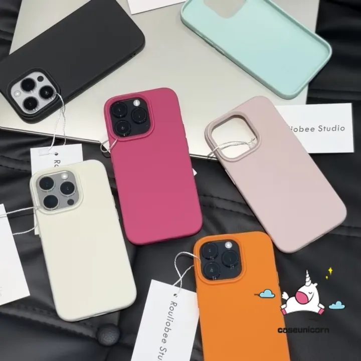 Luxury%20Candy%20Color%20Shockproof%20Soft%20Cover%20Compatible%20for%20IPhone%2016%2015%2013%2011%2014%2012%20Pro%20Max%2016%2015%2014%20Plus%20XR%20X%20XS%20Max%2012%2011%20Pro%20Frosted%20Imitation%20Skin%20Pattern%20Simple%20Solid%20Color%20Case%20-%20Image%208