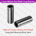 LM8LUU Linear Motion Rod Shaft Bearing 8mm Inner Diameter 8mm Bore Linear Motion Long Ball Bearing Bushing For 3D Printer CNC Machine.