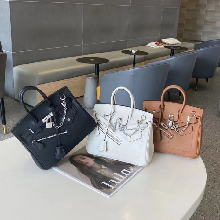 2024 Genuine Leather Women's Bag Swift Leather 25 Spoof Soft