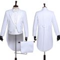 Mens Tailcoat Formal Tuxedo Dress Suit Swallow Tail Coat Male Wedding Jacket Suits Blazers Party Wedding Dance Magic Performance.