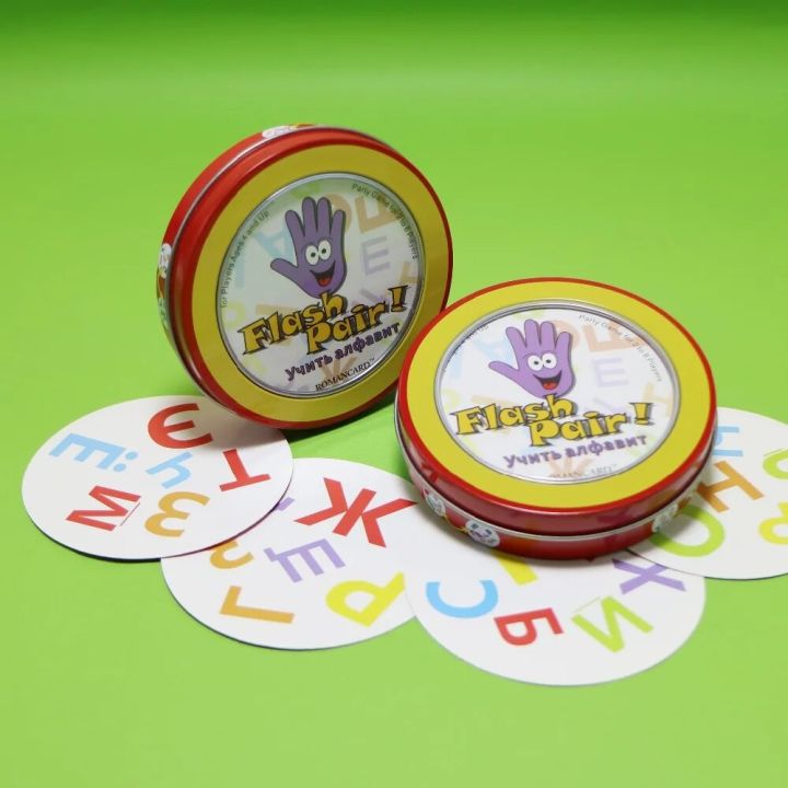 New flash pair alphabet version card game for kids education spot to ...